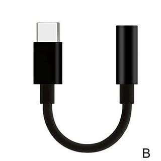 USB C to 3.5mm Headphone Jack Adapter, 3.5mm Audio Adapter, Type C to 3.5mm  Aux Adapter, Black (RLMA9BK) 