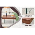 thumbnail image 1 of High Quality Walnut Coffee Table - 31.5"x31.5" with Tempered Glass Legs, 1 of 10