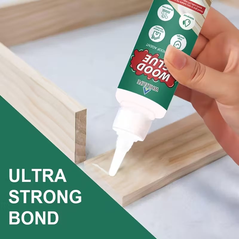 High-Quality Waterproof Woodworking Glue - 1 Pound (450g) Strong Bonding, Fast Curing, Long-Lasting Adhesive for Furniture Restoration and Handcrafting