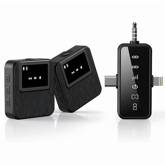 High-Quality Wireless Lapel Mic with Smart Noise Cancellation Features