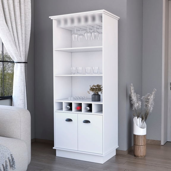 High - Quality Wood & Easy Installation - Organize Bar Items