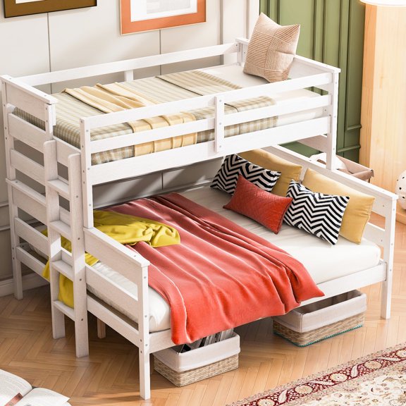 High - Quality Wood - No Spring Box Bunk - Bedroom Practicality - Cost - Effective