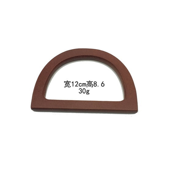High Quality Wood Purse Handle DIY Replacement Wood Plastic Bead Rope Bag Strap Handle Shoulder Belt for Handbag