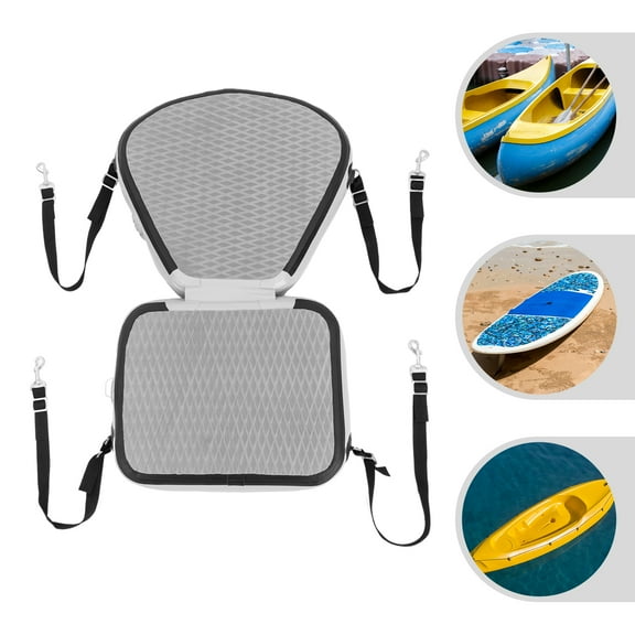 High-Quality Yacht Seat with 360 Rotating Hooks, Comfortable Cushion and Backrest for Kayaks, Boats, Canoes, Easy Installation, Waterproof Design
