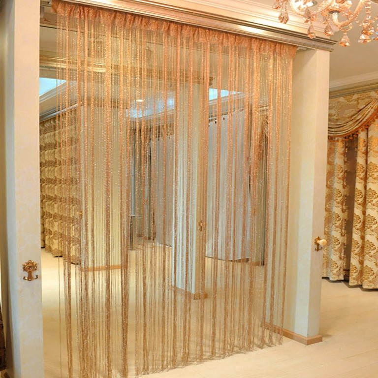 String Fringe Curtains & Columns, 6' to 20' Long
