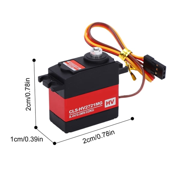 High RC Servo Rc Digital RC Servo 30g Metal Gear IP67 Rainproof Coreless Motor Non-Programmable for RC Model Car Robot Arm Aircraft High
