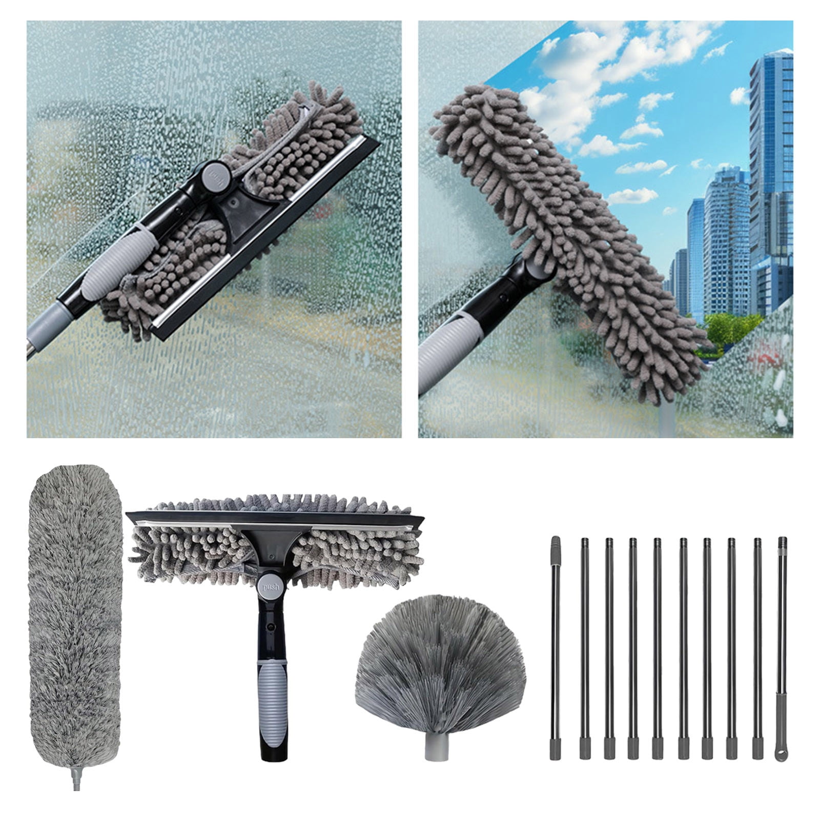 High Range Dust Collection Set Removable Overhead Ceiling Fan Duster ...