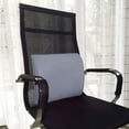 thumbnail image 1 of High Resilience Premium Memory Foam Lumbar Back Support Pillow Sciatica & Pain Relief Seat Office Chair Car Cushion, 1 of 4