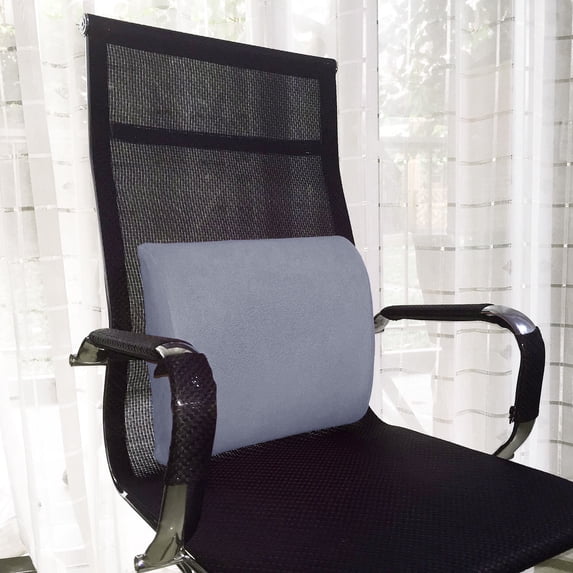 High Resilience Premium Memory Foam Lumbar Back Support Pillow Sciatica & Pain Relief Seat Office Chair Car Cushion