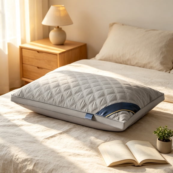 High Resilience Velvet Pillow Insert, Soft Polyester Fiber Bed Pillow, Supportive Breathable Sleep Pillow Core for Side, Back, and Stomach Sleepers, Plush Comfort Rest Pillow