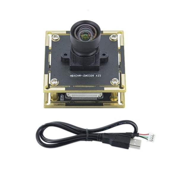 High Resolution 4K USB Camera Module With Double Microphones 93/82Angle For PC