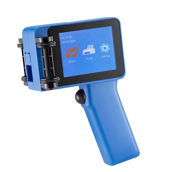High Resolution 600dpi Handheld Inkjet Printer For Date Coding On Plastic Metal Adjustment 2-12.7mm Print Height