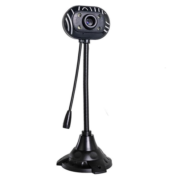 High Resolution Camera with Integrated Microphones for Professional Meetings