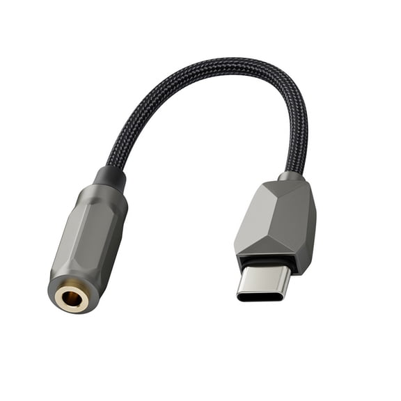 High Resolution Digital Music Converters Type C to 3.5Mm Headphone Plugs Adapter For Mobile Devices High Performances
