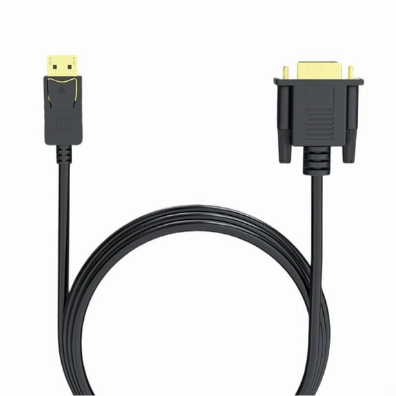 High Resolution DisplayPort To VGA Cable 100cm/200cm, Gold Plated DP Adapter For Computer To Monitor DP to VGA Cord