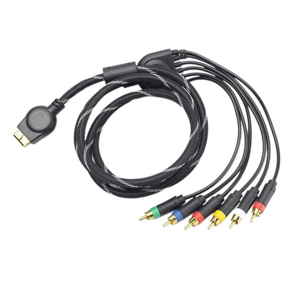 High Resolution HDTV Component RCA Audio Video Cable Compatible with PS3 PS2, 1.8m, 6ft, Games, Accessories
