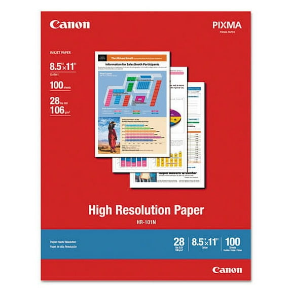 High Resolution Paper, 8.5 X 11, Matte White, 100/pack | Bundle of 5 Packs