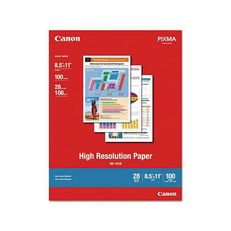 High Resolution Paper, 8.5 x 11, Matte White, 100/Pack High Resolution Paper, 8.5 x 11, Matte White, 100/Pack