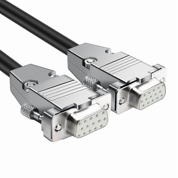 High Resolution SVGA Monitor Cable HDB15 Male/Female 150cm Double Shielded For Projector And PC Connections