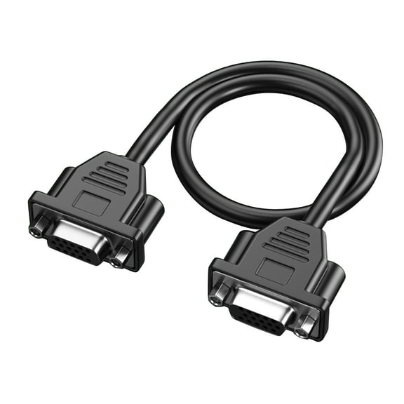 High Resolution VGA Extension Cord 30cm, 1920x1080P Support for Laptop and Desktop Video Devices Displays Connection