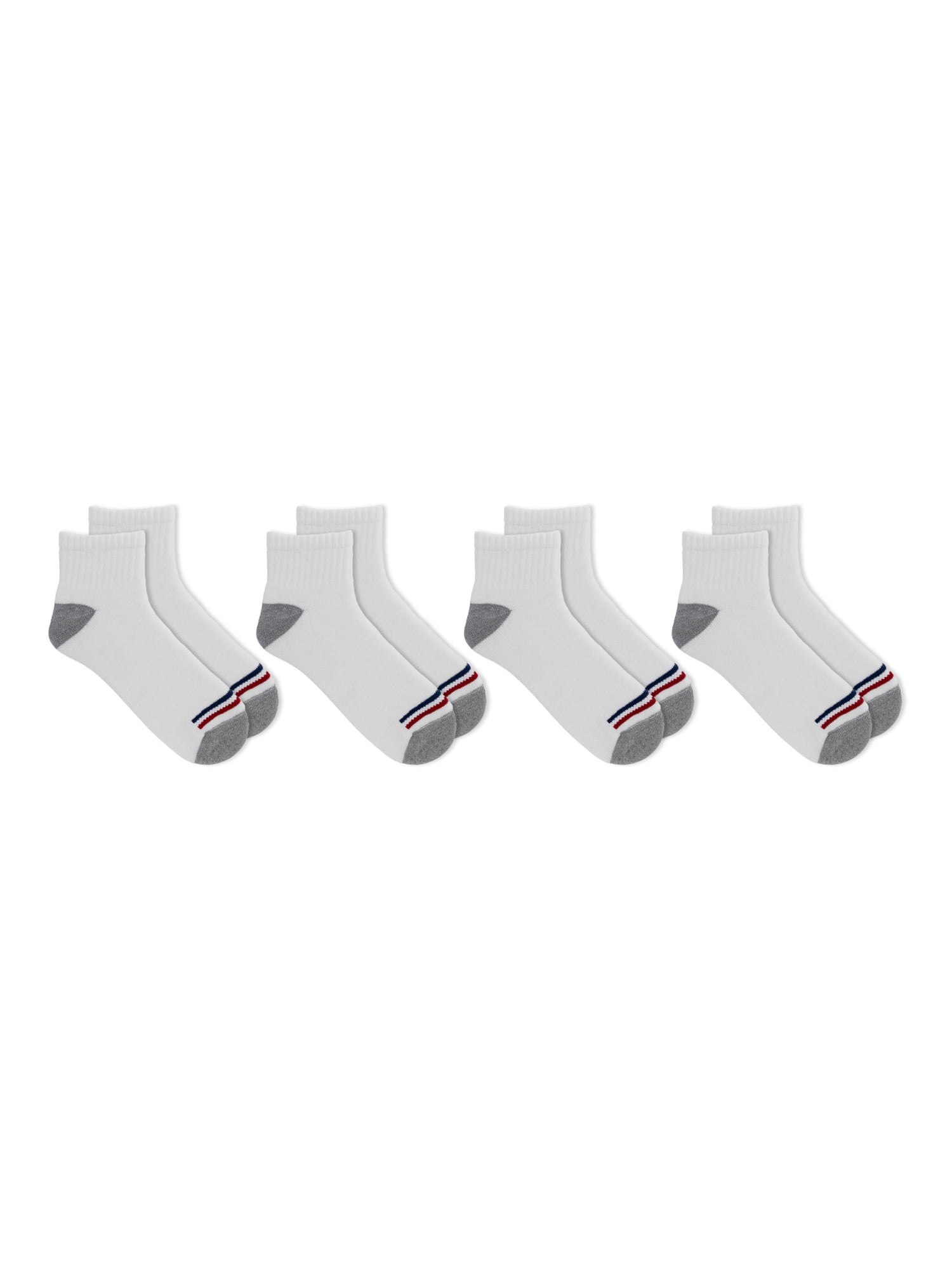 High Ridge Gear Men's Premium Cotton Ankle Socks, 4 Pack