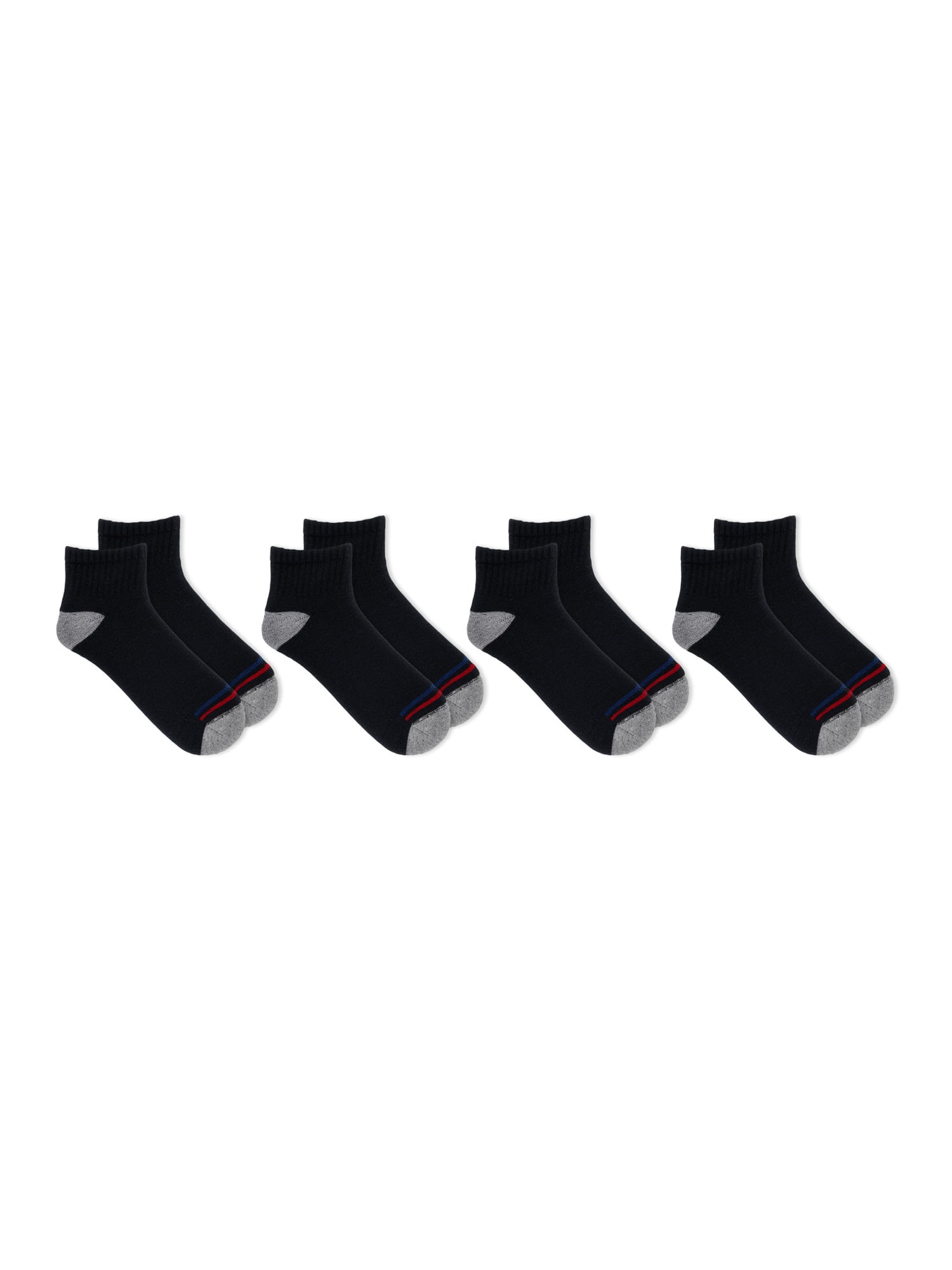 High Ridge Gear Men's Premium Cotton Ankle Socks, 4 Pack
