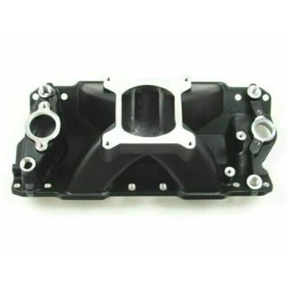 High Rise Intake Manifold for 1957-1995 SBC 350, Black