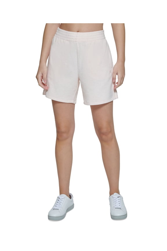 High Rise Pull-On Shorts Soft Rose XL