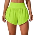 thumbnail image 1 of High Rise Women Exercise Shorts Double Layer Athletic Running Shorts with Inner Short for Gym Practice and Warm Weather, 1 of 10