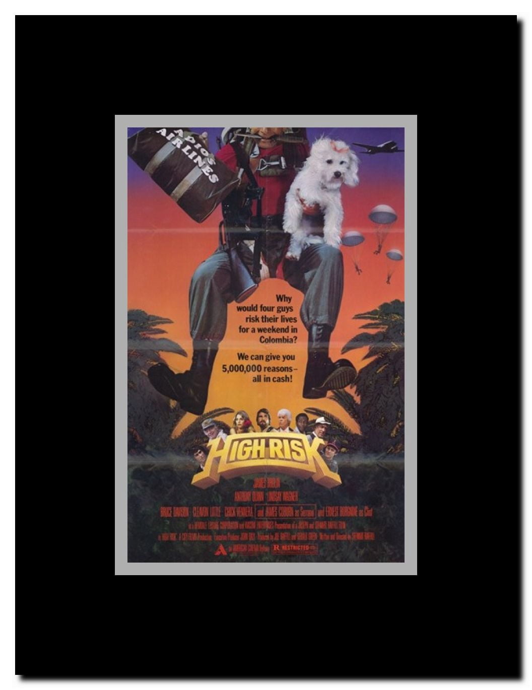 High Risk Framed Movie Poster