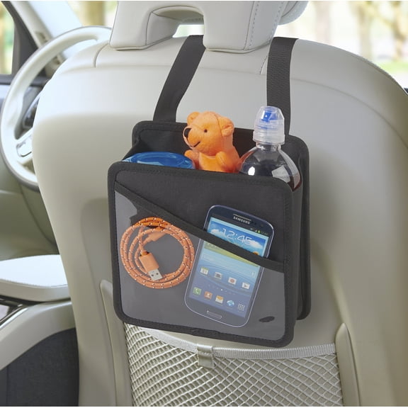 High Road Car Headrest Organizer - Front Seat Organizer and Car Seatback Storage Bin