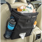 High Road Car Seat Back Organizer with Trash Bag, Tissue Holder and Side Pockets