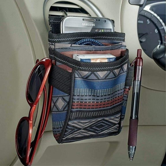 High Road Driver Pockets Air Vent Phone Holder and Organizer -  Southwest Pattern