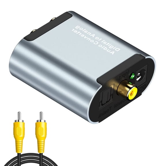 High Sampling Rate 192kHz Sound Converters Aluminum AntiInterferences Design For TVs Bluray Player Devices