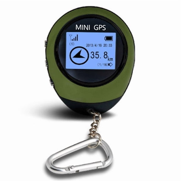 High- Satellite Handheld GPS Coordinates Compass Altitude Locator Navigator Outdoor Sports Hiking Tracking A