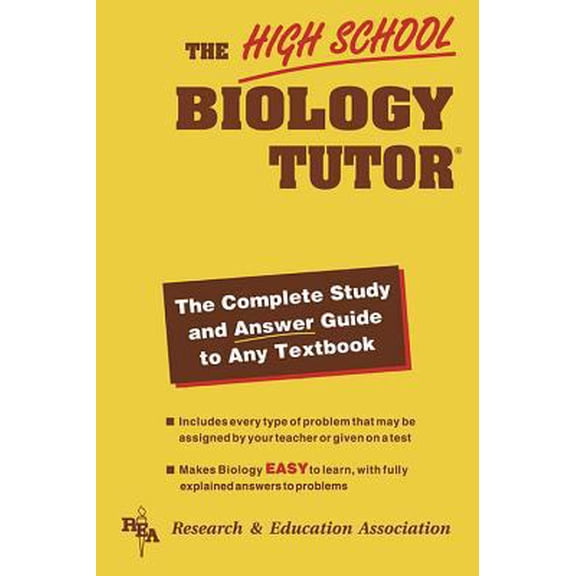 Pre-Owned High School Biology Tutor (Paperback) 0878919074 9780878919079
