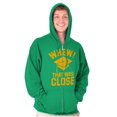 thumbnail image 1 of High School College Graduate Funny Zip Up Hoodie Men's Women's Brisco Brands 5X, 1 of 6