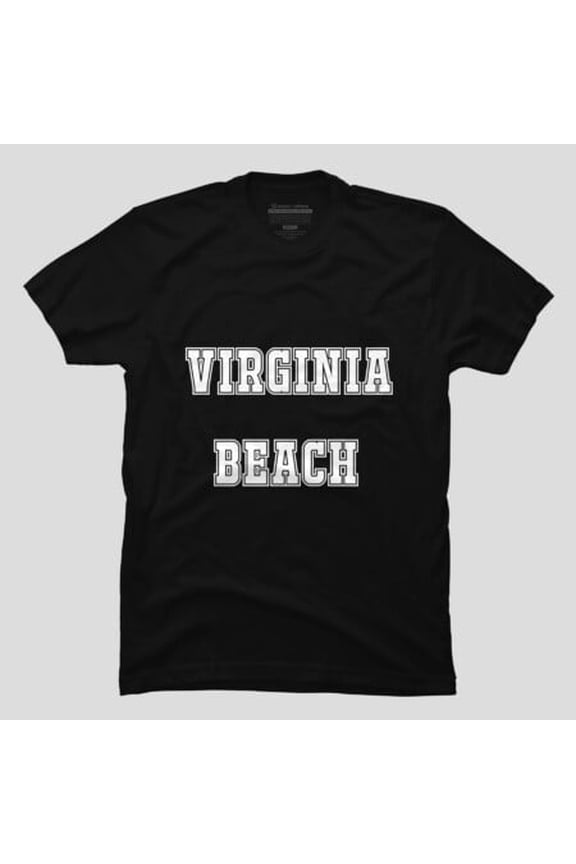 High School College University Font Virginia Beach, H12414 Unisex T-Shirt, Up to 5XL Available