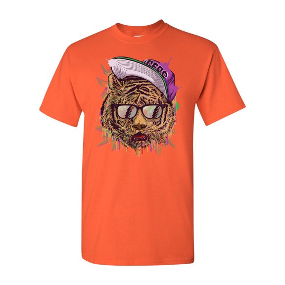 High School Favorite Tiger Cool Parody Adult DT T-Shirts Tee (XX Large, Orange)