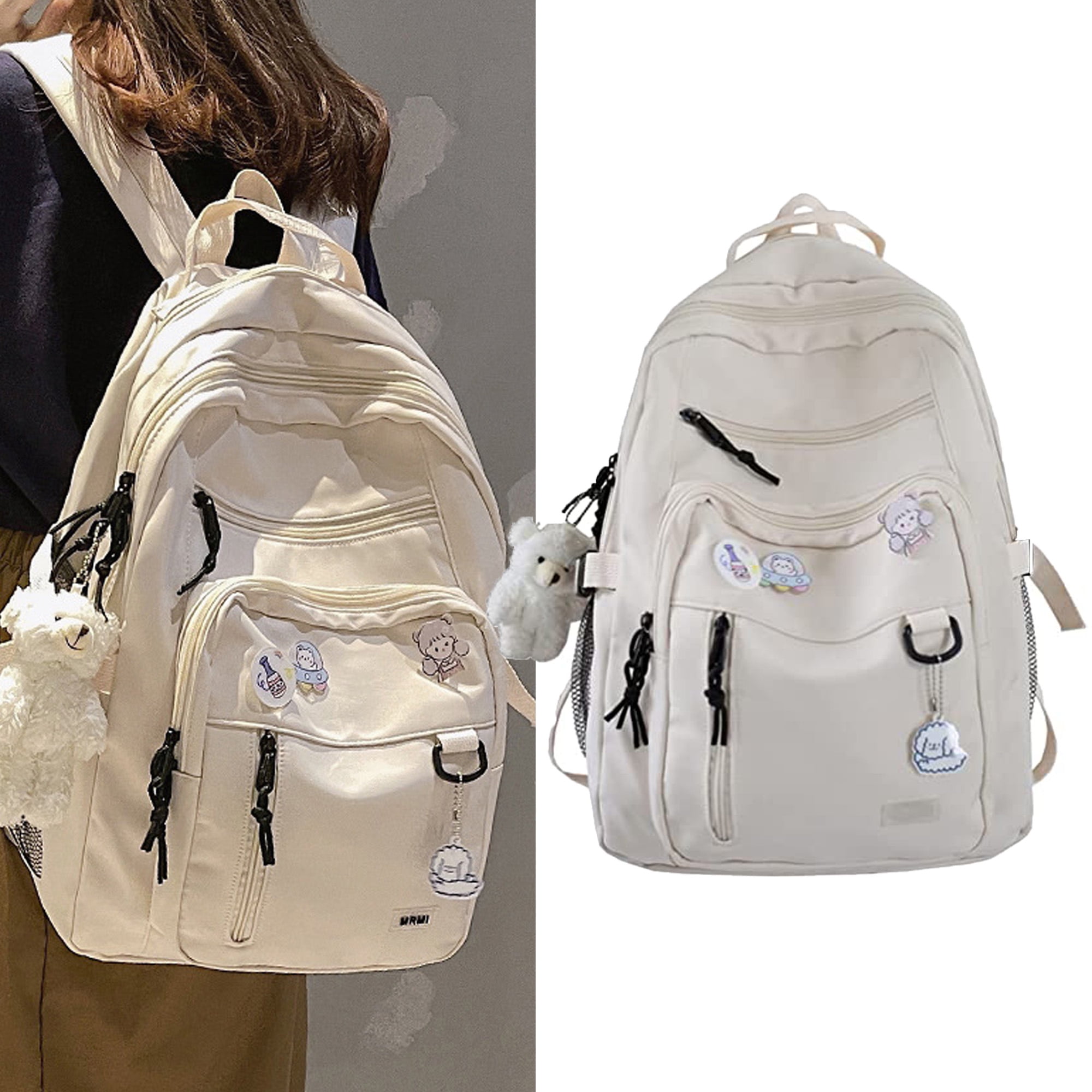 Fashion Large Backpack Middle School High School Student - Temu