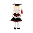 thumbnail image 1 of High School Graduation Gifts Stuffed Doll, Soft Plush with Diploma and Cap, Congrats Present for Girls College Grad, 1 of 4