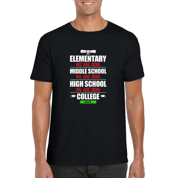 High School Graduation We Are Done Class of 2025 Graduate Tee, for men & women, up to size 5XL