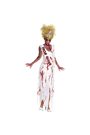 High School Horror Prom Queen Adult Costume Dress Small Female
