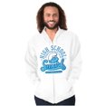 thumbnail image 1 of High School Know It All Brainy Smurf Unisex Plus Size Zip Hoodie Brisco Brands 3X, 1 of 5