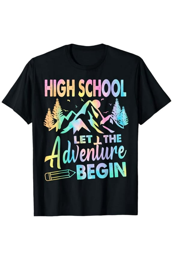 High School Let The Adventure Begin Back To School Teacher T-Shirt