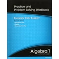thumbnail image 1 of Pre-Owned Alebra 1 Common Core Practice and Problem Solving Workbook: Complete Daily Support (Paperback) 0133185613 9780133185614, 1 of 1