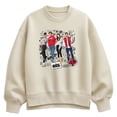 thumbnail image 1 of High School Musical - Doodle Page - Women's Oversized Fleece Crew Sweatshirt, 1 of 3