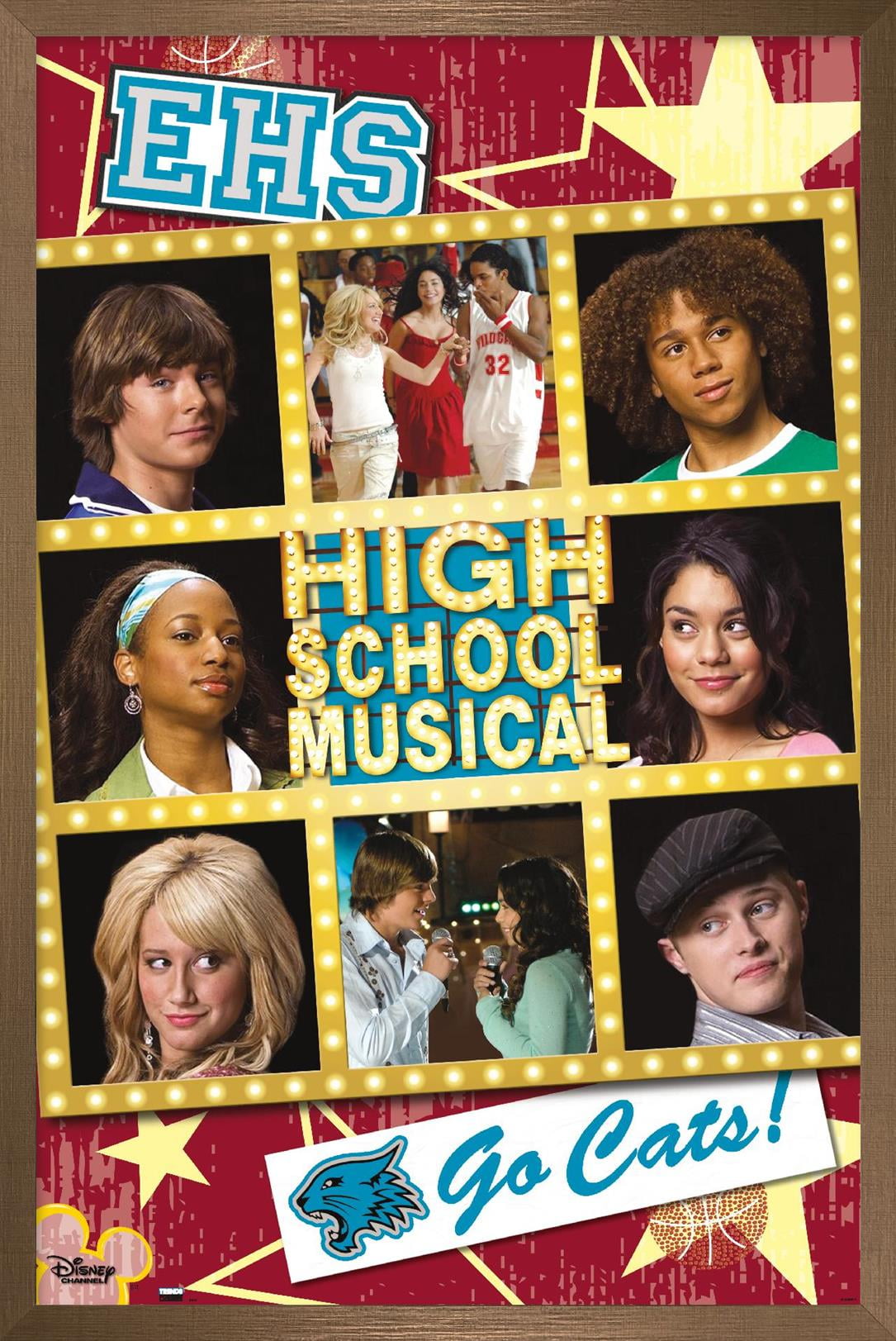 High School Musical - Grid Wall Poster, 22.375" x 34" Framed
