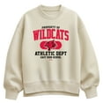 thumbnail image 1 of High School Musical - Property Of Wildcats - Women's Oversized Fleece Crew Sweatshirt, 1 of 3
