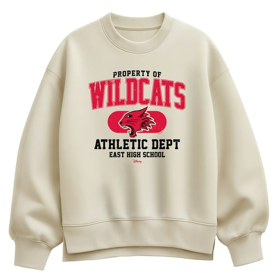 High School Musical - Property Of Wildcats - Women's Oversized Fleece Crew Sweatshirt